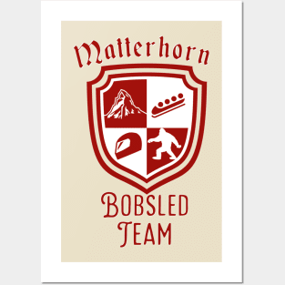 Matterhorn Bobsled Team Posters and Art